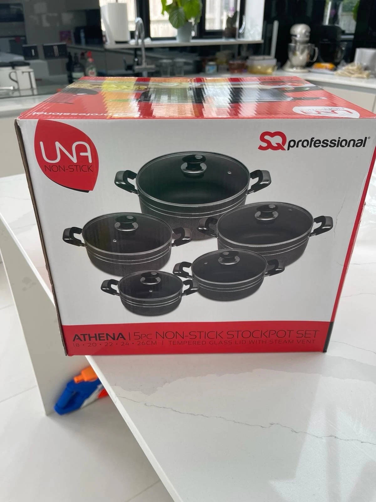SQ Professional UNA Non-stick Athena 5 piece stockpot set