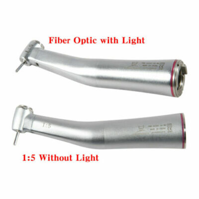 Dental 1:5 Electric (Fiber Optic LED) Contra Angle Handpiece NSK Style Inner By