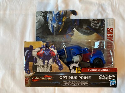 Transformers Turbo Changer OPTIMUS PRIME Cyberfire 1-Step Action Figure NEW TB3