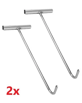 MARKENLOS Edelstahl Haken Für Kanaldeckel Kanalhaken Schachthaken Kanaldeckelheber DHL