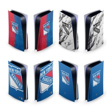 OFFICIAL NHL NEW YORK RANGERS VINYL SKIN DECAL FOR SONY PS5 DISC EDITION CONSOLE