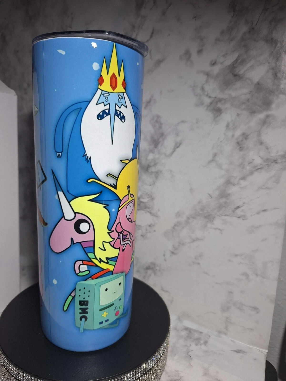 Adventure Time Tumbler Stainless Steel Straw Insulated Cup Mug