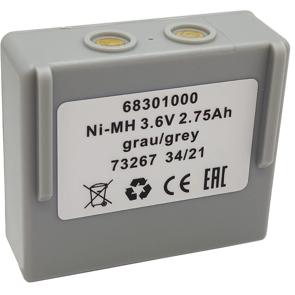 2 x 2750mAh 68301000 Control Remoto Ni-MH Batería Para Hetronic 68300900 3.6V EE. UU. Foto 3 de 4