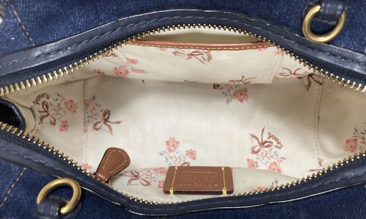 Coach Dreamer 21 Denim Mini Satchel /Crossbody Purse B2547 | eBay