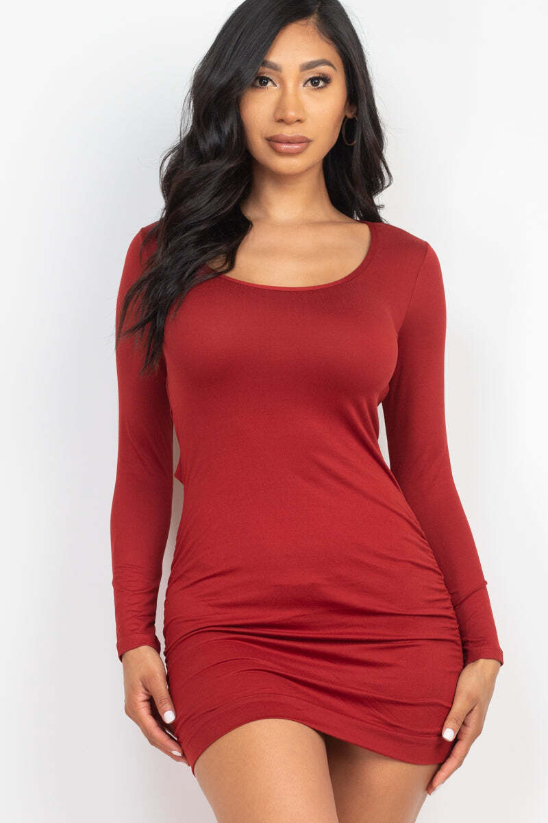 black mini dress long sleeve near me Gilda Black Velvet Bardot Long-Sleeve Mini Dress – Club L London