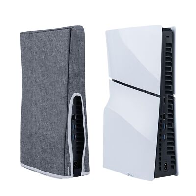 Mcbazel Vertical Dust Cover for PS5 Slim Console Only  Precision Cut Pro