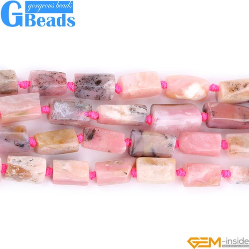 Natural Assorted Gemstone Faceted Tube Column Beads for Jewelry Making 8x12mm - Picture 55 of 192