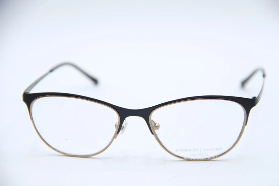 NUEVAS GAFAS PRODESIGN DINAMARCA 3169 C. 6031 ORO NEGRO MONTURAS AUTÉNTICAS 50-16 Foto 2 de 4