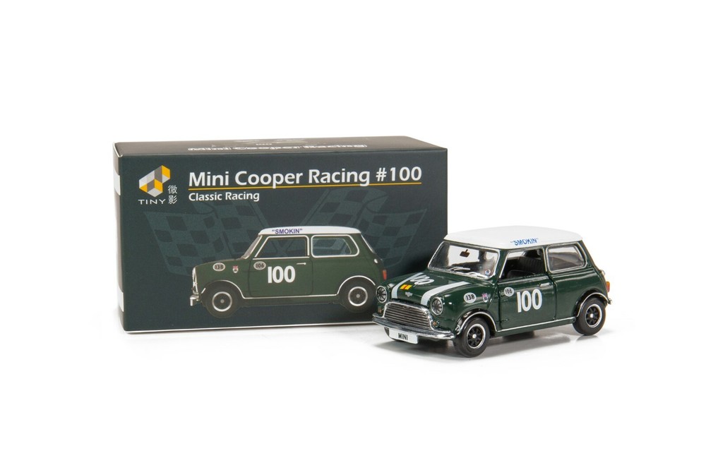 Tiny Hong Kong Mini Cooper Racing #100 Green