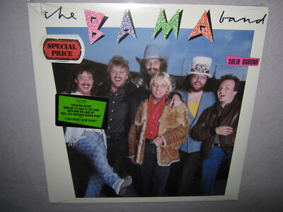 The BAMA BAND Solid Ground MINTY ORIGINAL SEALED New Vinyl LP Hit/Hype 1988 co