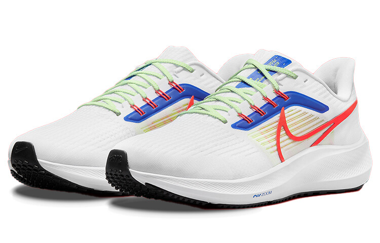 Nike Air Zoom Pegasus 39 White Racer Blue Crimson 2022 DX3354-100