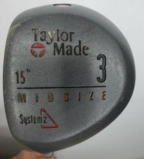 TaylorMade System 2 3W 15 Midsize Dynalite Steel Regular Flex LEFT Hand 43