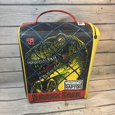 1992 Wiz Too Jurassic Park Raptor Attack Junior Locker Backpack