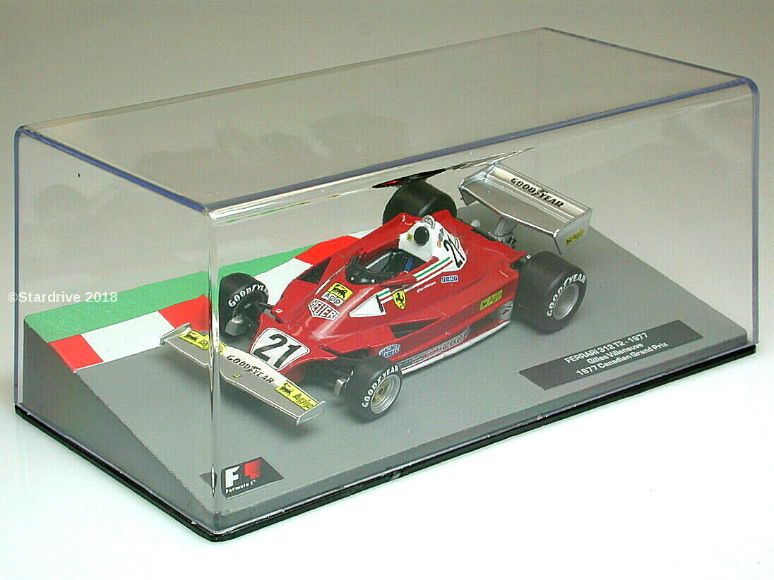 ミニカー Ferrari 312 T2 1977 drGilles Villeneuve Altaya 1:43 Gilles Villeneuve Ferrari 312T2 #21 Canadian GP