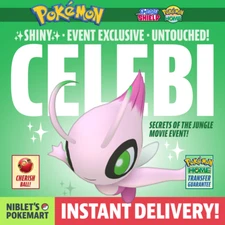 ✨ SHINY CELEBI ✨ Movie Event Exclusive Secrets of the Jungle! ✨ Sword & Shield ✨