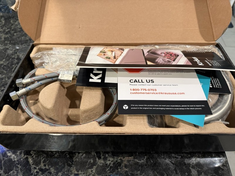 NIOB Krause KPF-2822SFS Oletta Single Handle Kitchen Faucet-spot free stainless