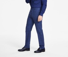Michael Kors Mens Classic Fit Stretch Suit Pants Blue Size 42Wx32L NWT