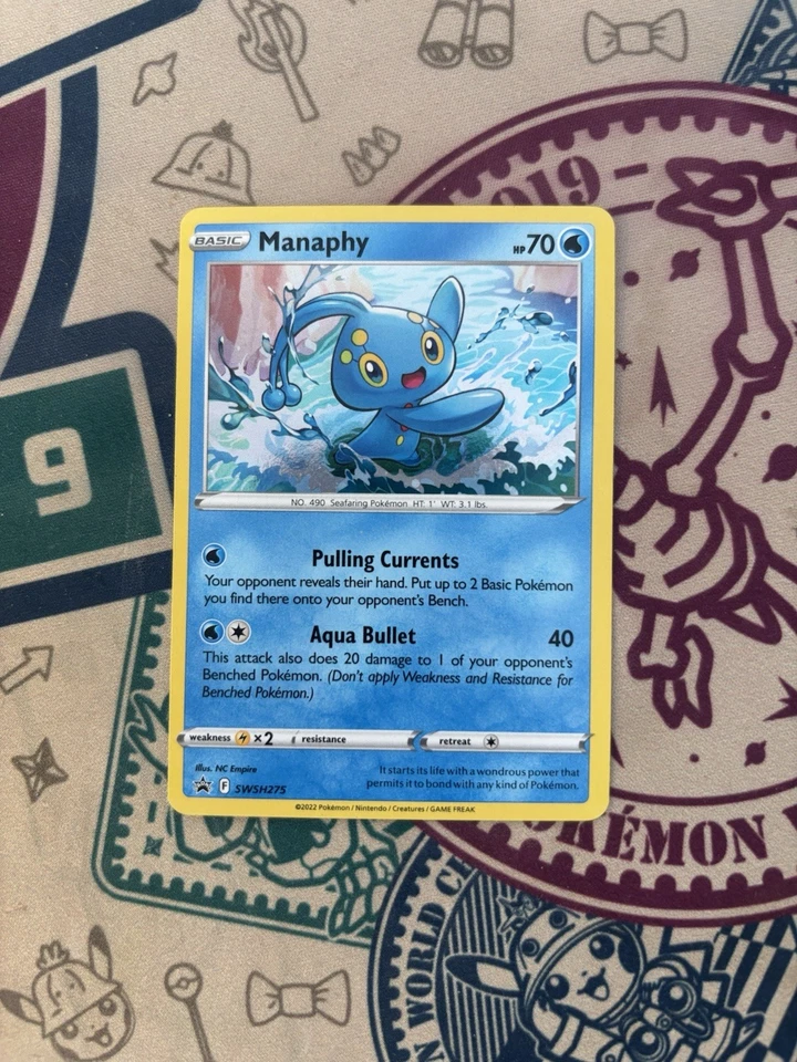 Manaphy SWSH275 SWSH: Sword & Shield Promo Cards Holo - Image 3 of 3