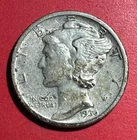 1936 US Mercury SILVER Dime "Philadelphia" Mint! Choice XF! Old Coin!