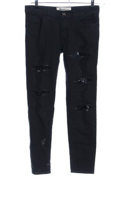 BLUGIRL Hüftjeans Damen Jeans Gr. DE 36 schwarz Casual-Look