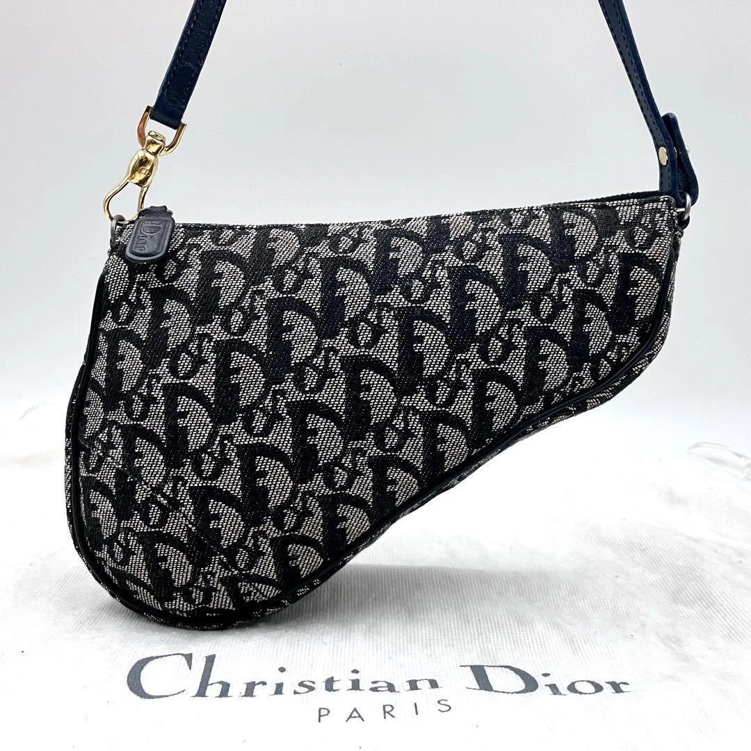 Christian Dior Sacoche de Selle Accessoire Pochette Trotteur Authentique MEl