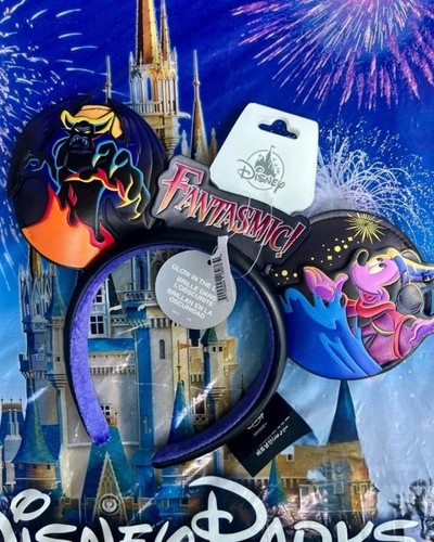 Disney World Disneyland Parks Fantasmic *NEU* Glow in the dark Ohren 2025 Mickey