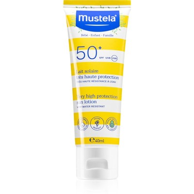 3504105036768 Mustela SPF50 Mineral Sunscreen Lotion przeciwsłoneczne mleczko do