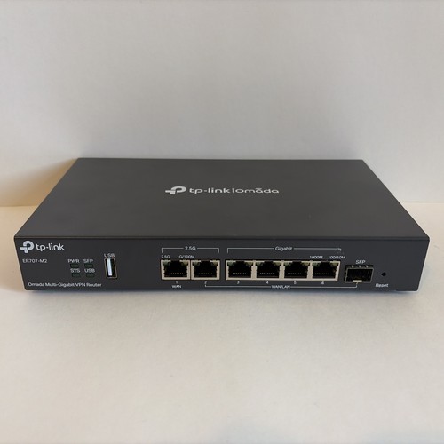 TP-Link ER707-M2 | Omada 7-Port Multi-Gigabit Multi-WAN VPN Router