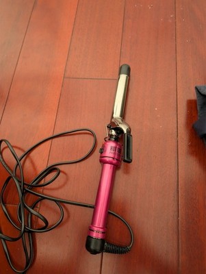 Hot Tools Professional Curling Iron Wand 1'' Titanium Barrel Pink HPK44 FREE SHIP
