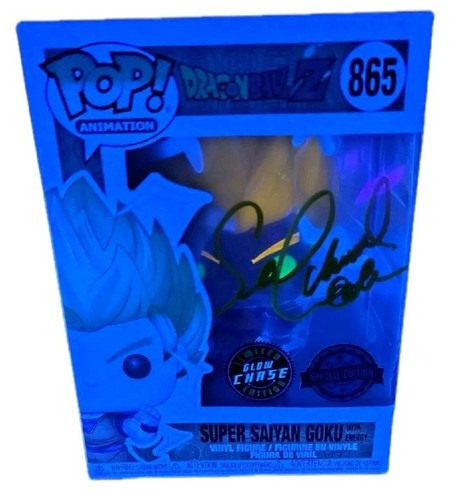DRAGONBALL Z SSJ GOKU WITH ENERGY GLOW CHASE EDITION FUNKO #865 SEAN SCHEMMEL - Picture 6 of 6