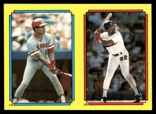 1988 Topps Stickers Super Star Backs Bruce Hurst Boston Red Sox #62