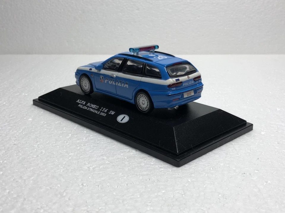 1:43 New-Ray Alfa Romeo 156 SW Polizia Stradale (2003) Modello Statico🔝 Info⬇️ - Immagine 2 di 4