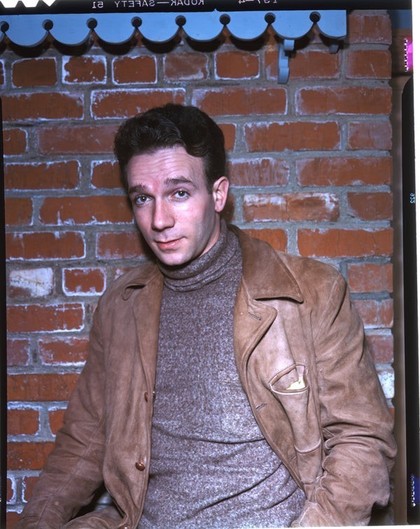 Dane Clark Vivid Color Original 4x5 Transparency Rare Candid 1940's