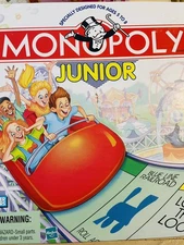 Vintage Monopoly Junior Board Game Parker Brothers 1999 Complete VGC Gift