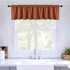 MIULEE Blackout Window Valance for Bedroom Kitchen Bathroom Living Room Darkenin