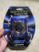 NOS GPX Sports C3327RS AM/FM Cassette Walkman Style Player  Headphones  NEW