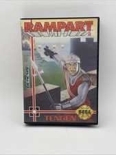 Rampart Sega Genesis 1992 No Manual Tengen Tested