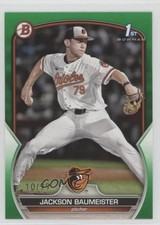 2023 Bowman Draft Green 10/99 Jackson Baumeister #BD-84 xb2