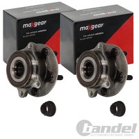 2X Maxgear RADLAGER-SATZ Vorne Passend FÜR Lexus Ct Toyota Prius Links+Rechts