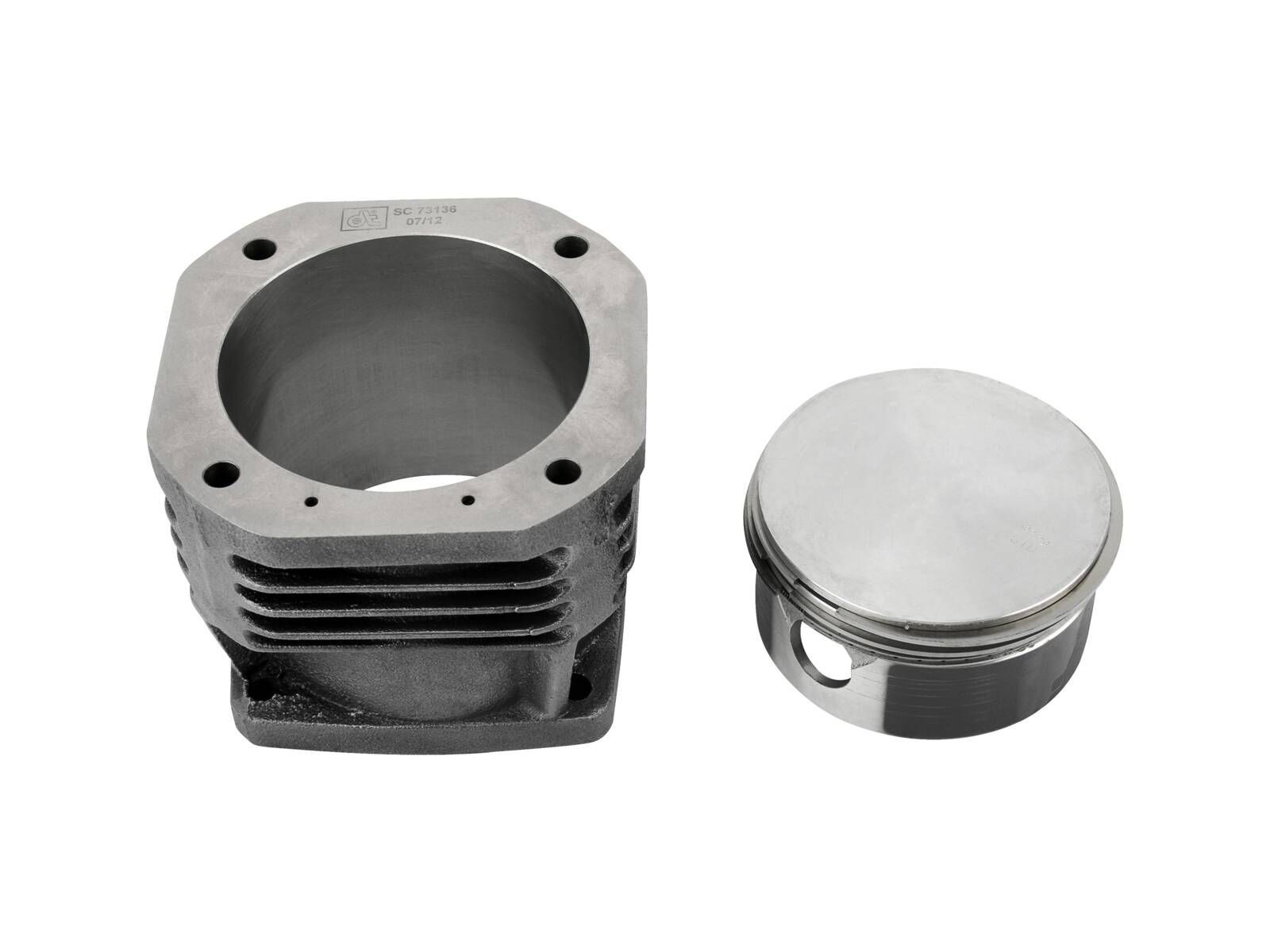 Kit piston chemise DT Spare Parts 4.61051 pour moteur à refroidissement à air de 100 mm