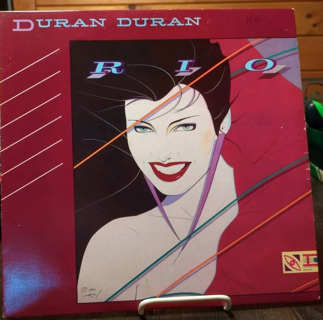Duran Duran Rio LP Vinyl Record Tritec Emi Capitol 1982 VG Lyrics On Sleeve
