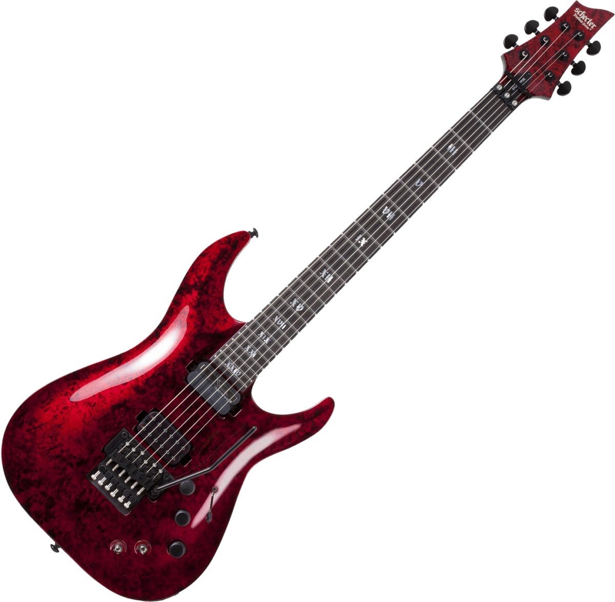 Schecter C-1 FR-S Apocalypse Electric Guitar in Red Reign | eBay