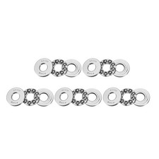 5pcs 51100 Single Direction Thrust Ball Bearings Chrome Steel ABEC3 Single Row