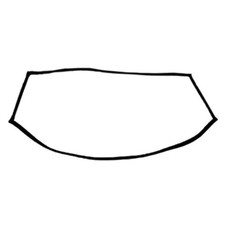 Windshield Gasket Weatherstrip Seal For International Travelall 1958-68 Suv