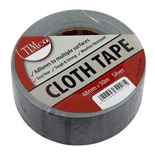 Image of Timco - Cloth Tape - Silver (Size 50m x 48mm - 1 Each)