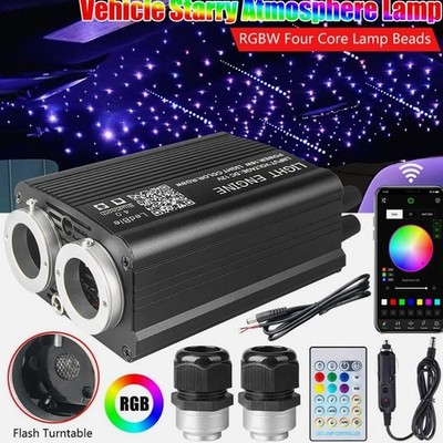 1200pc*0.75mm*2m Fiber Optic For CAR HEADLINER STAR LIGHT KIT ROOF TWINKLE LIGHT