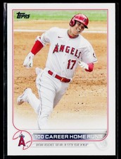 2022 Topps Update Series Shohei Ohtani 100 Career Home Runs #US92 LA Angels