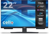 Cello C2226TZH 22 Tizen OS Smart Frameless Led TV, 240V,  Freeview & FreeSat
