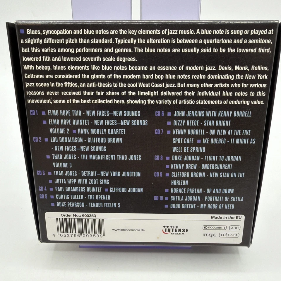 Various Artists Blue Notes (CD) Box Set - 21 Albums On 10 Disc - Image 2 of 2