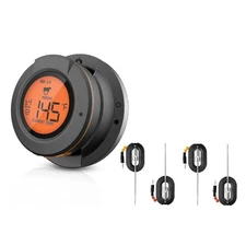 Smart Pro Bluetooth BBQ Meat Thermometer for Grilling-Out Side Wireless Meat ...